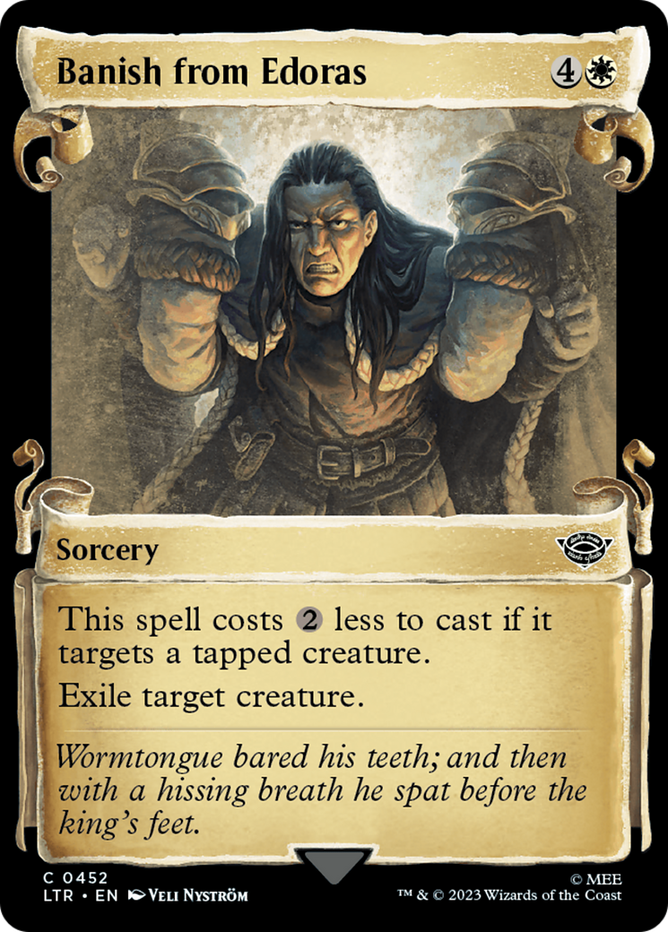 Banish from Edoras [The Lord of the Rings: Tales of Middle-Earth Showcase Scrolls] Foil