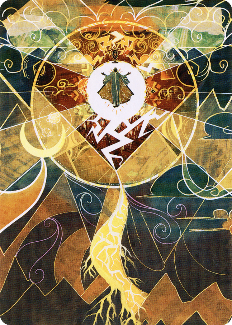 Lightning Bolt // Lightning Bolt  [Strixhaven Art Series] (Borderless) Foil