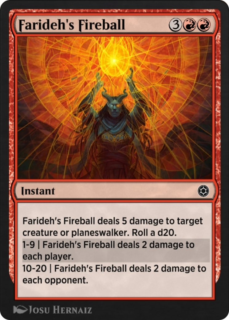 Farideh's Fireball  [Alchemy Horizons: Baldur's Gate]
