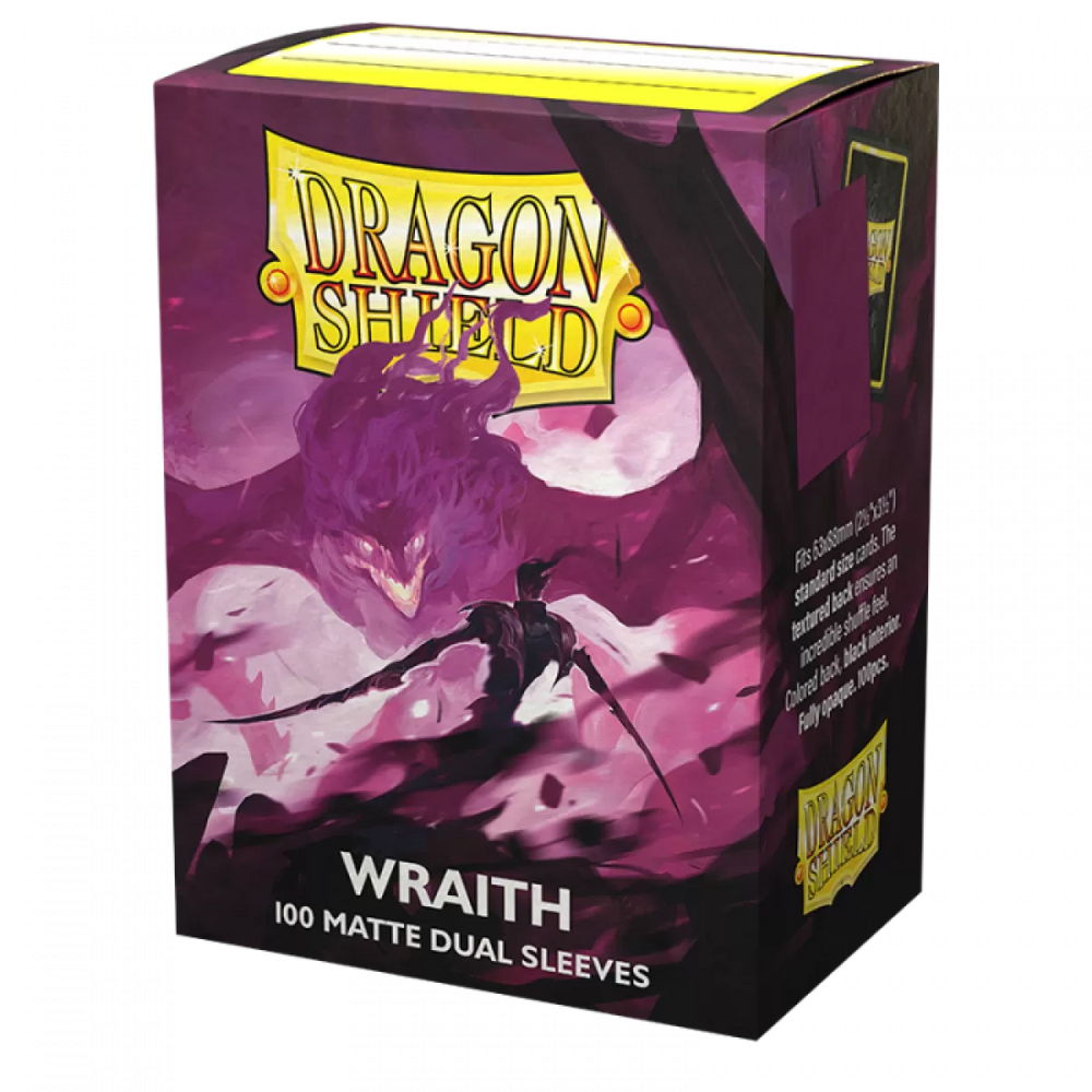 Dragon Shield Sleeves - Box 100 - Standard Size Dual Matte Wraith