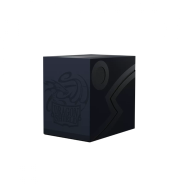 Deck Box Dragon Shield Revised Double Shell - Midnight Blue/Black