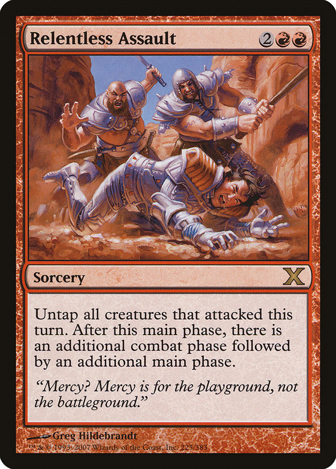Relentless Assault [Tenth Edition] Foil
