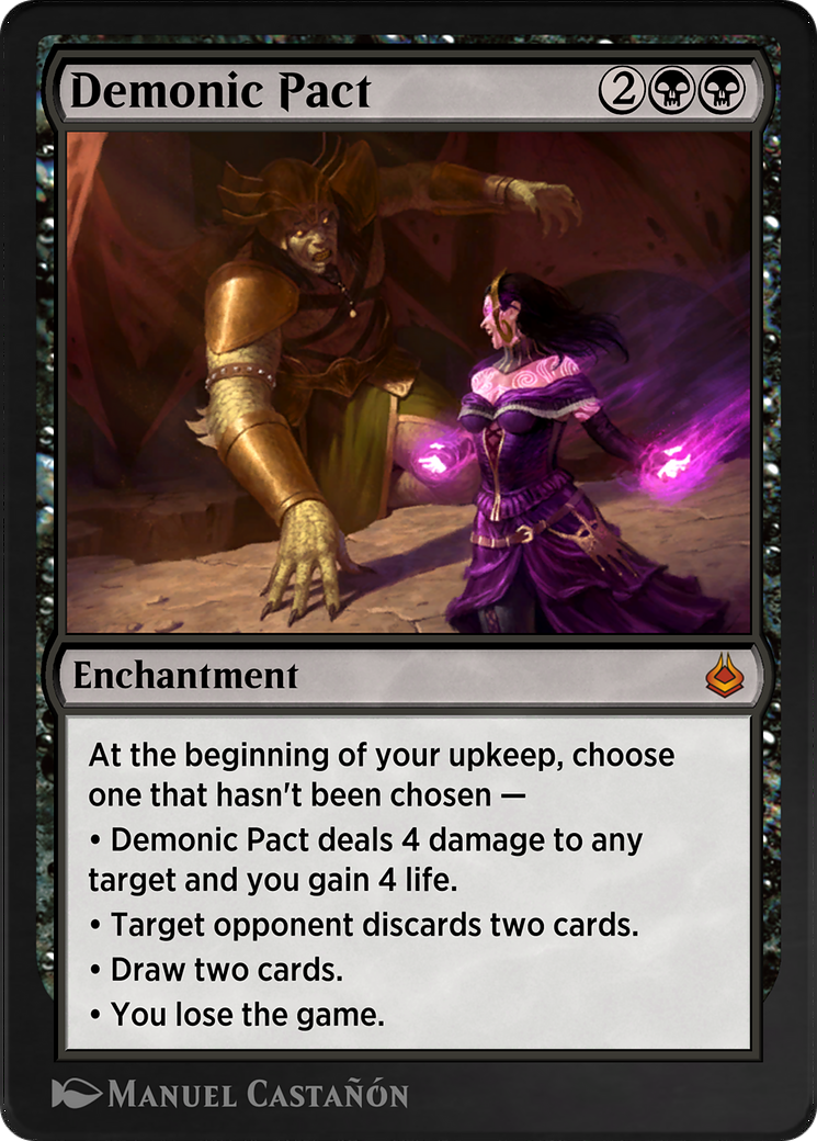 Demonic Pact  [Amonkhet Remastered]