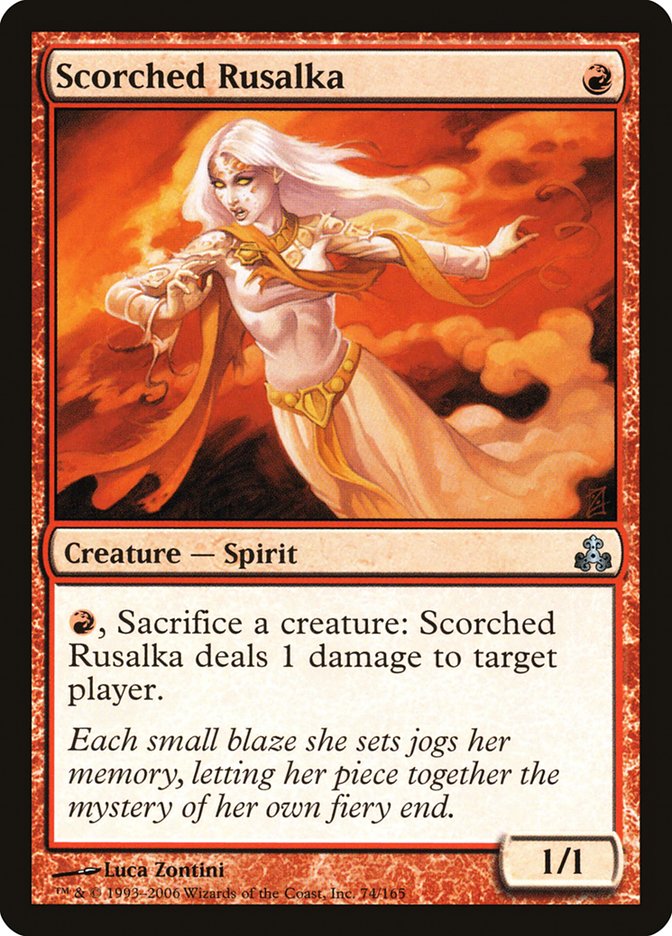 Scorched Rusalka [Guildpact] Foil