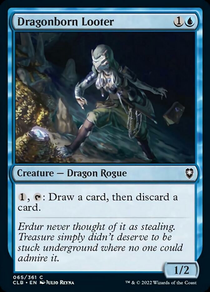 Dragonborn Looter [Commander Legends: Battle for Baldur's Gate] Foil