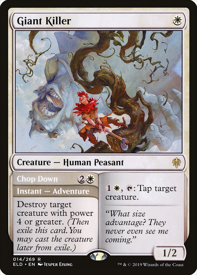 Giant Killer // Chop Down [Throne of Eldraine] Foil