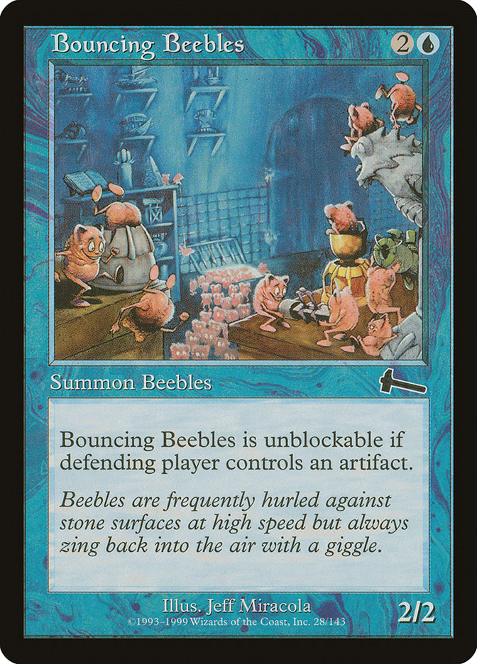 Bouncing Beebles [Urza's Legacy] Foil
