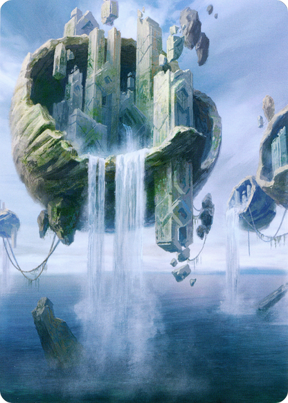 Island // Island  [Zendikar Rising Art Series] (Borderless)