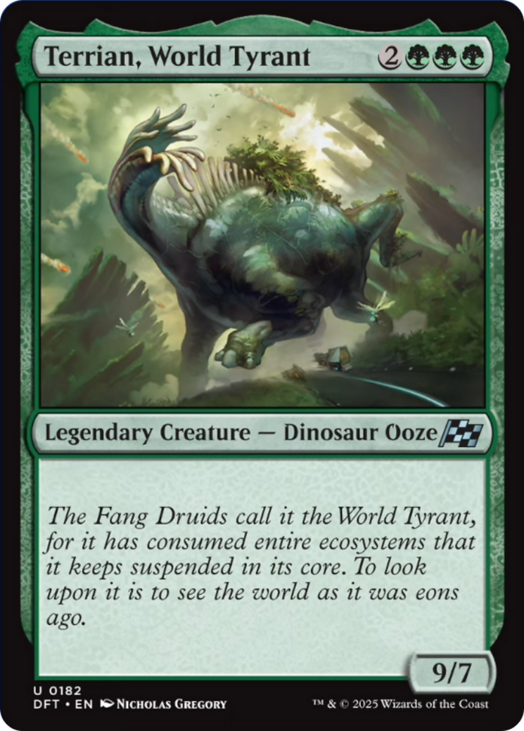 Terrian, World Tyrant [Aetherdrift] Foil