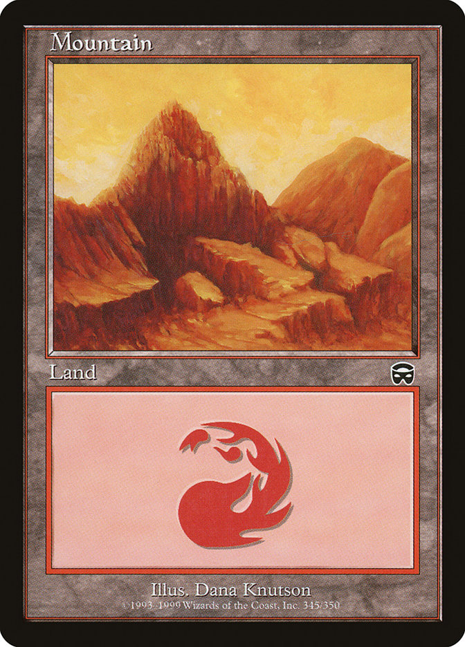 Mountain (345) [Mercadian Masques] Foil