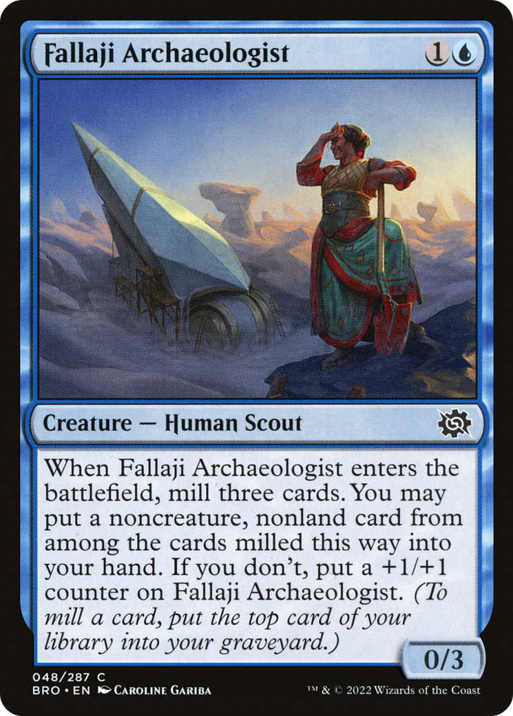 Fallaji Archaeologist  [The Brothers' War]