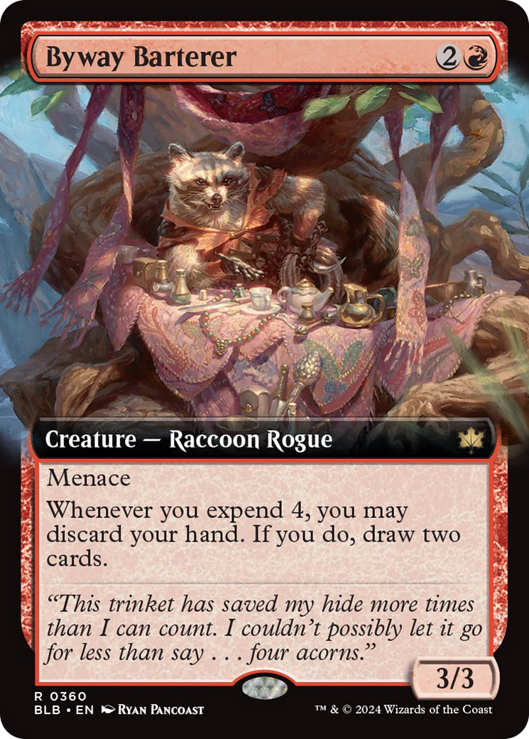 Byway Barterer (Extended Art) [Bloomburrow] Foil