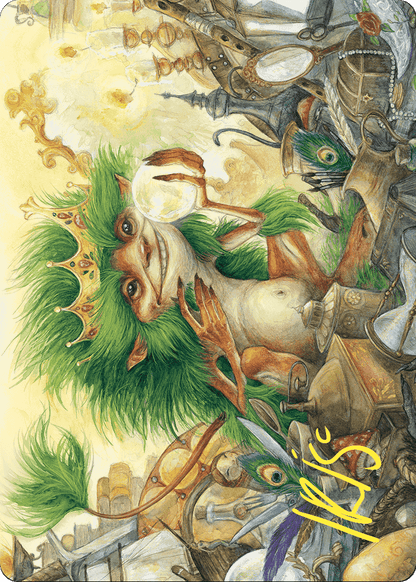 Knickknack Ouphe // Knickknack Ouphe  [Wilds of Eldraine Art Series] (Borderless) Foil