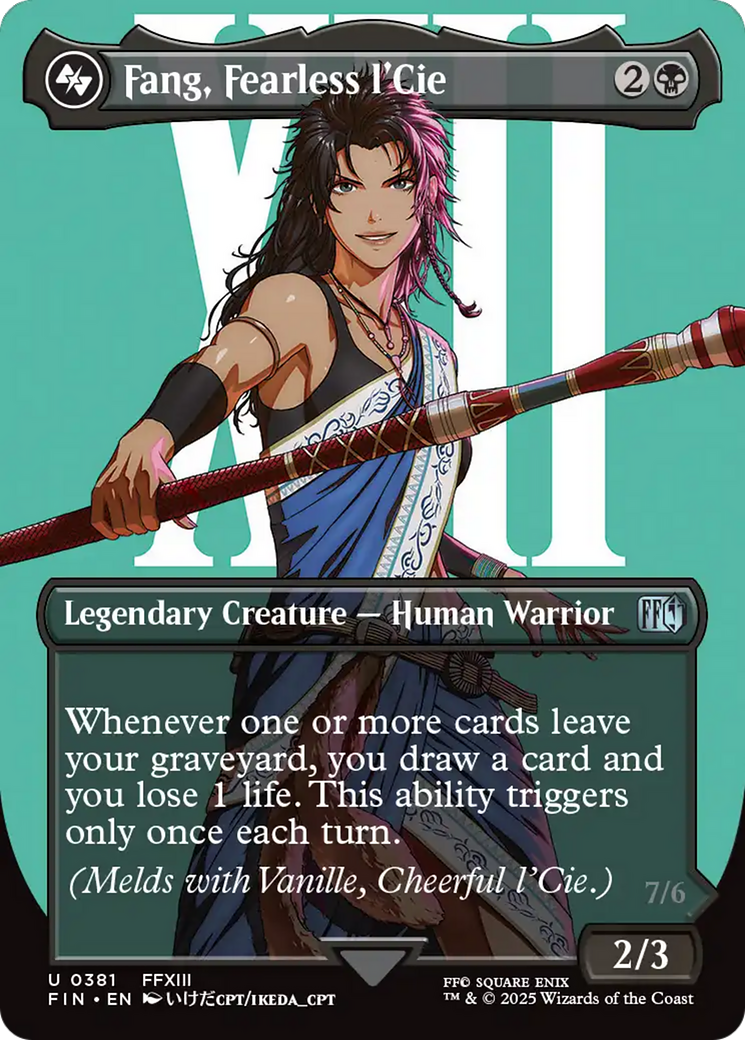 Fang, Fearless l'Cie (Borderless) [FINAL FANTASY] Foil