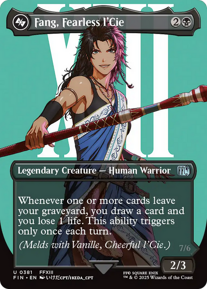 Fang, Fearless l'Cie (Borderless) [FINAL FANTASY] Foil