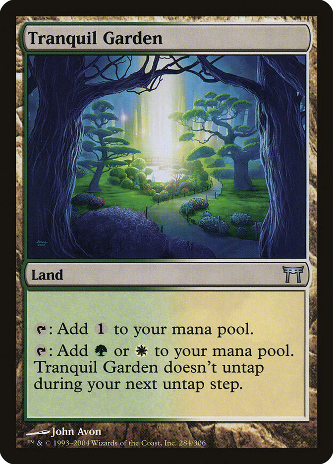 Tranquil Garden [Champions of Kamigawa] Foil
