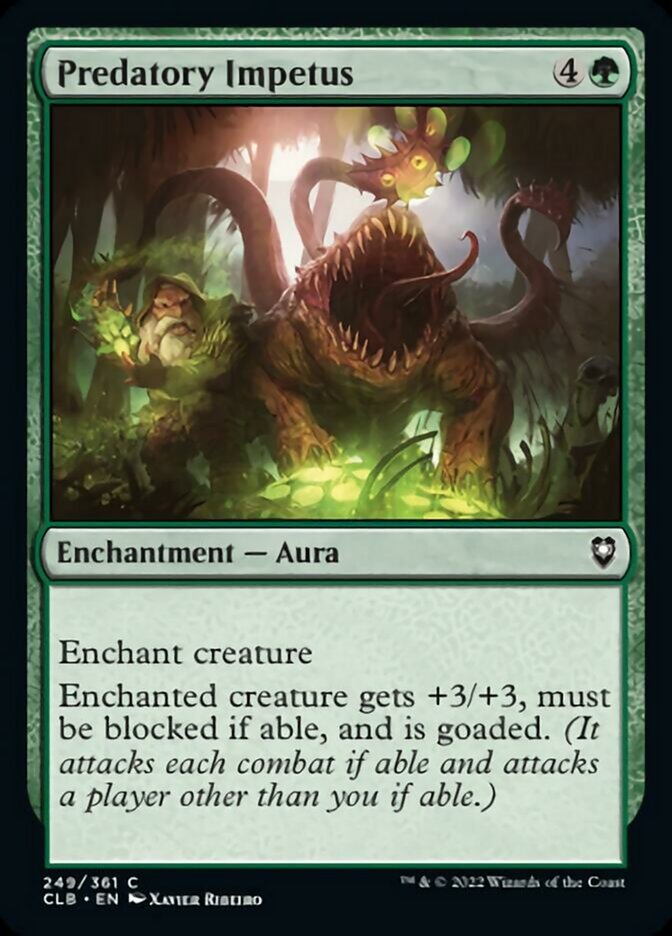 Predatory Impetus [Commander Legends: Battle for Baldur's Gate] Foil