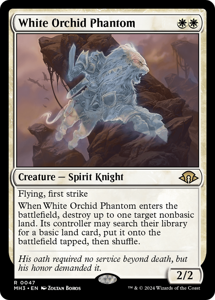 White Orchid Phantom [Modern Horizons 3] Foil
