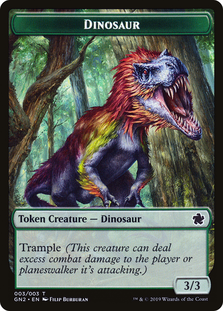 Dinosaur  [Game Night 2019 Tokens]