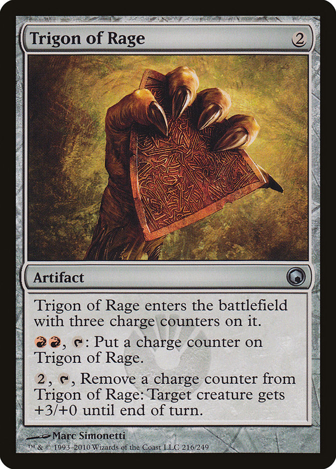 Trigon of Rage [Scars of Mirrodin] Foil