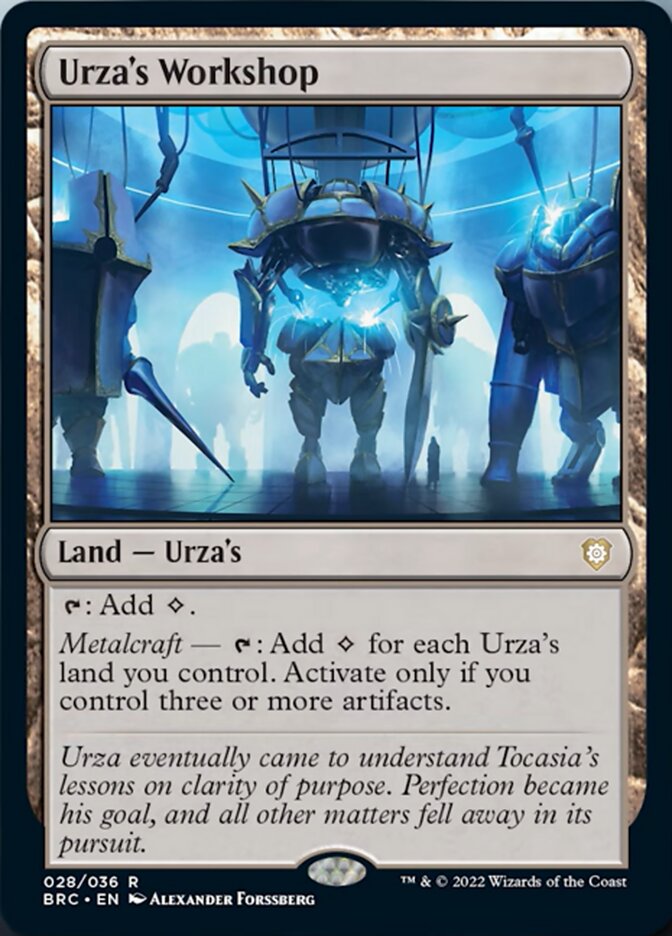 Urza's Workshop [The Brothers' War Commander] Foil
