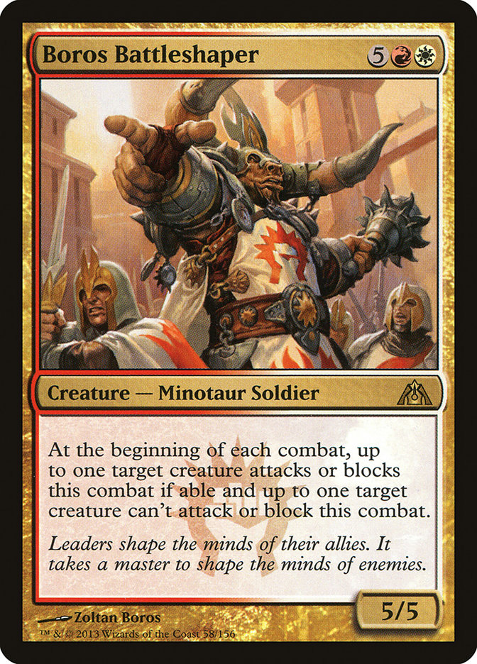Boros Battleshaper [Dragon's Maze] Foil