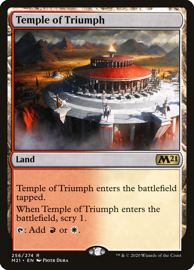 Temple of Triumph [Core Set 2021] Foil