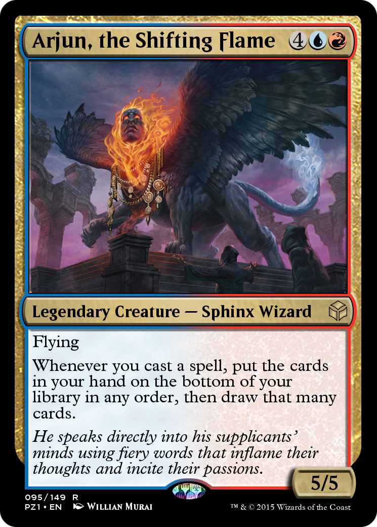 Arjun, the Shifting Flame  [Legendary Cube Prize Pack]