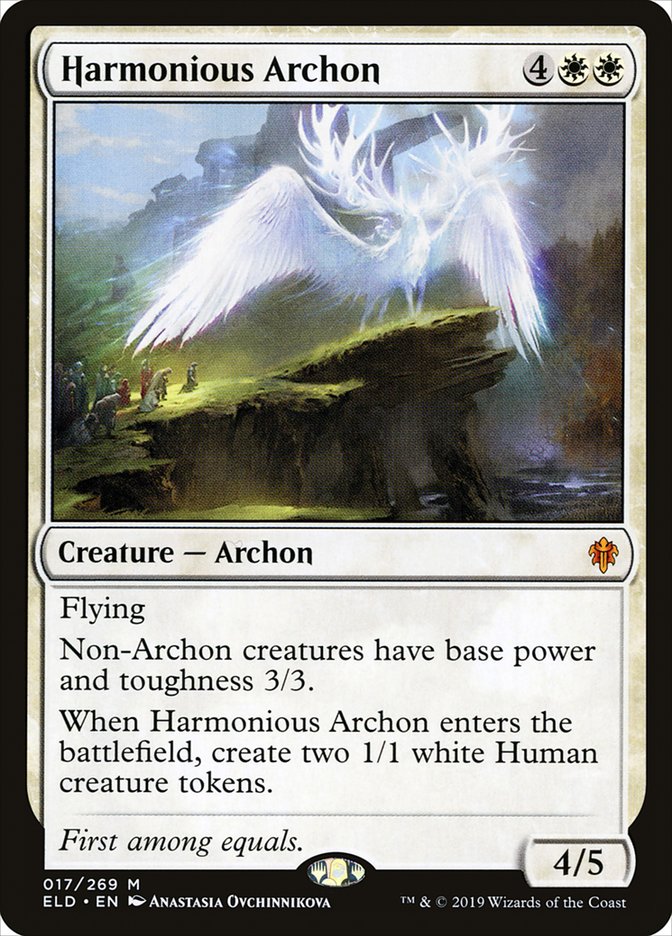 Harmonious Archon [Throne of Eldraine] Foil