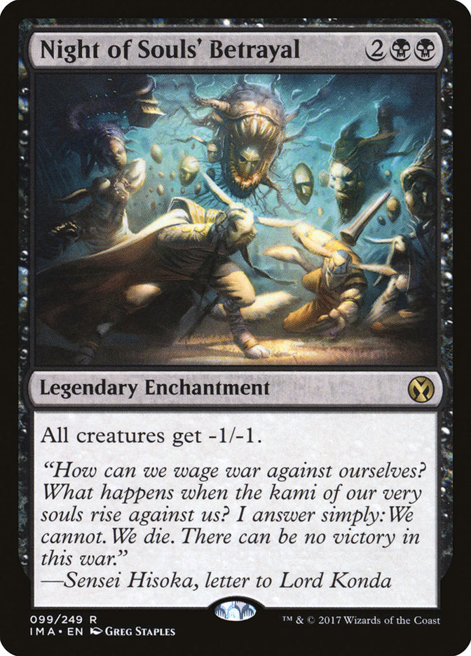 Night of Souls' Betrayal [Iconic Masters] Foil