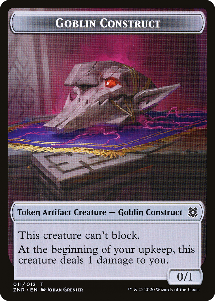 Goblin Construct  [Zendikar Rising Tokens] Foil