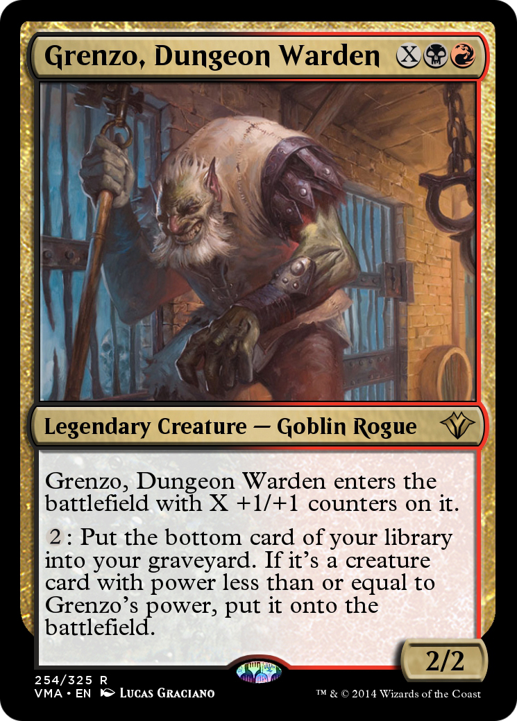 Grenzo, Dungeon Warden  [Vintage Masters] Foil