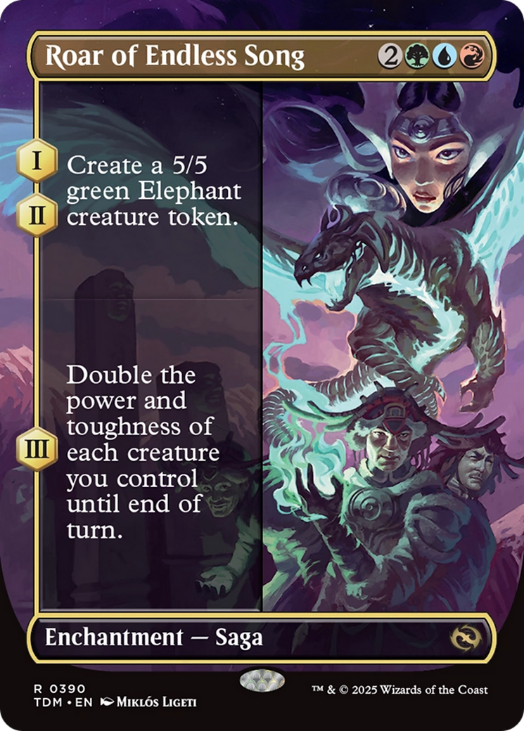 Roar of Endless Song  [Tarkir: Dragonstorm]: (enchantment) (Borderless)