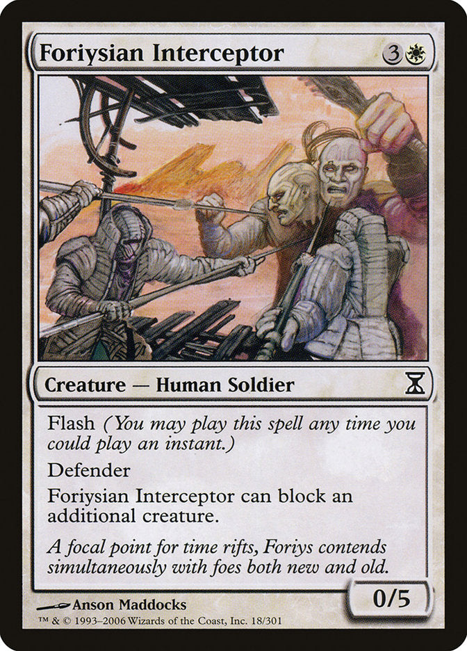 Foriysian Interceptor [Time Spiral] Foil