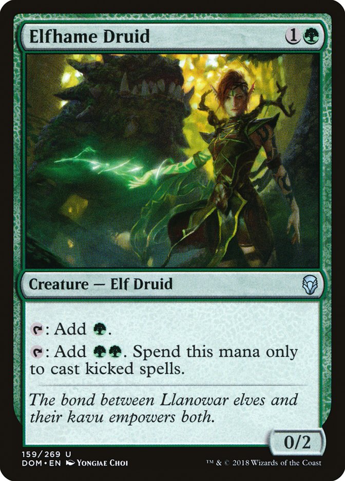 Elfhame Druid [Dominaria] Foil
