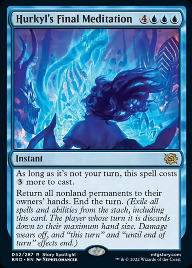 Hurkyl's Final Meditation [The Brothers' War] Foil
