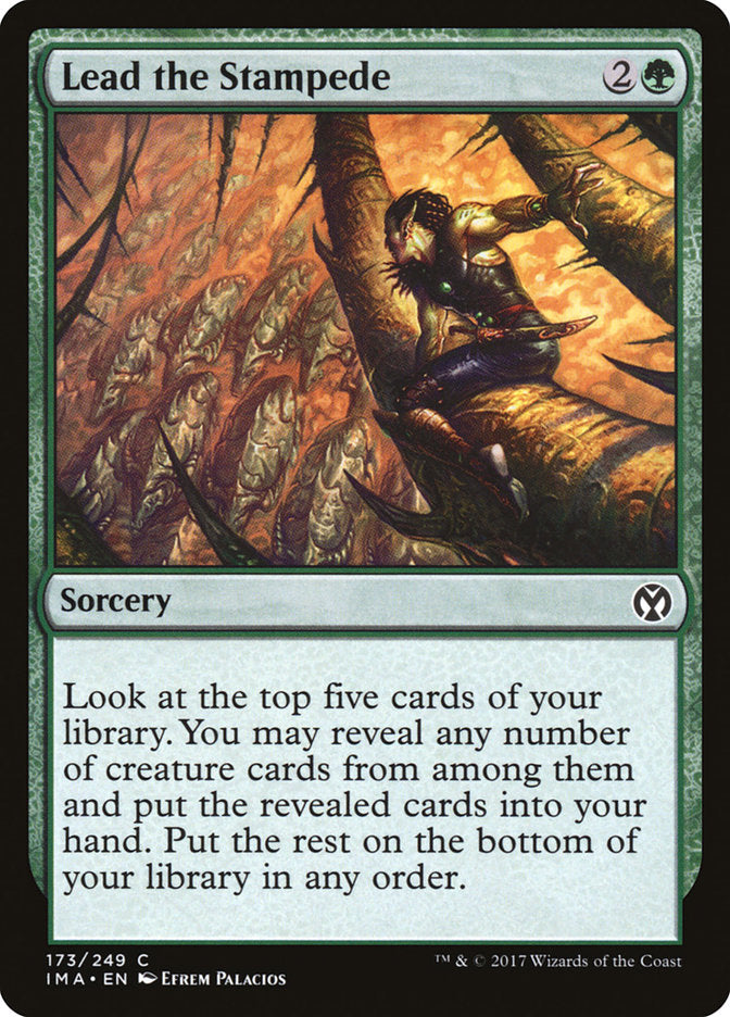 Lead the Stampede [Iconic Masters] Foil