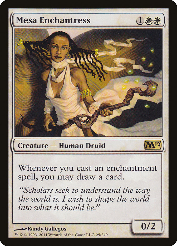Mesa Enchantress [Magic 2012] Foil