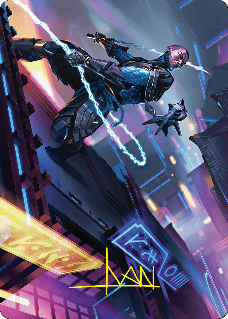 Kaito, Cunning Infiltrator // Kaito, Cunning Infiltrator  [Foundations Art Series] (Borderless) Foil