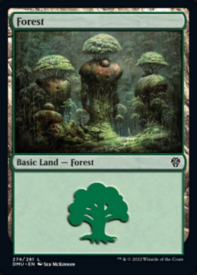Forest (274) [Dominaria United] Foil