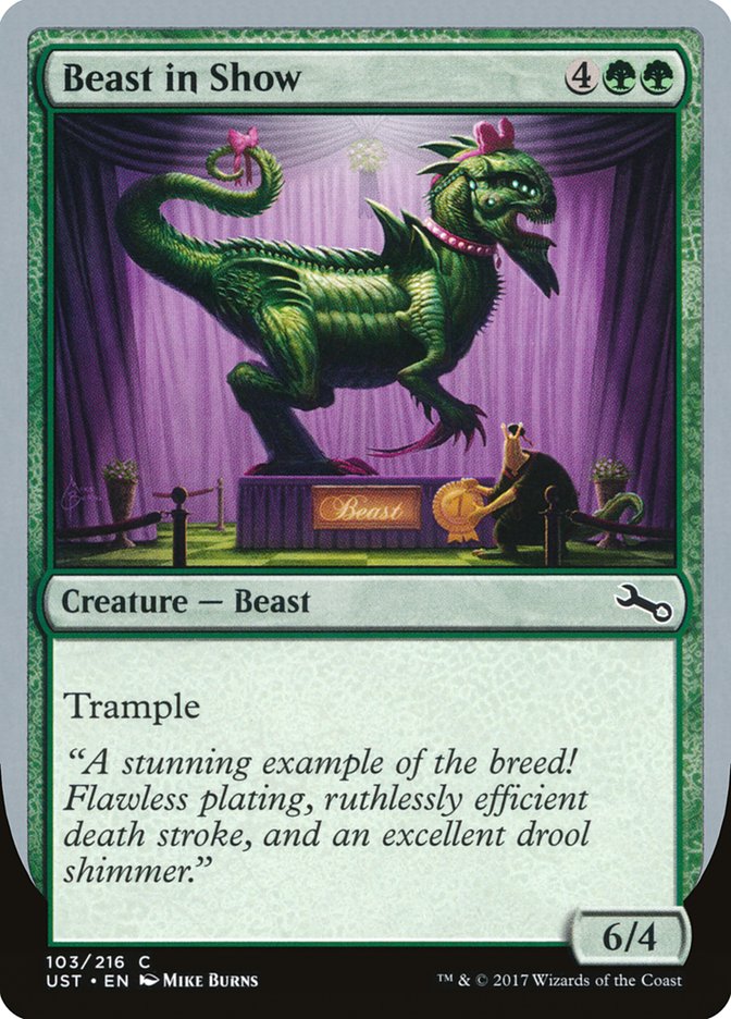 Beast in Show ("A stunning example...") [Unstable] Foil