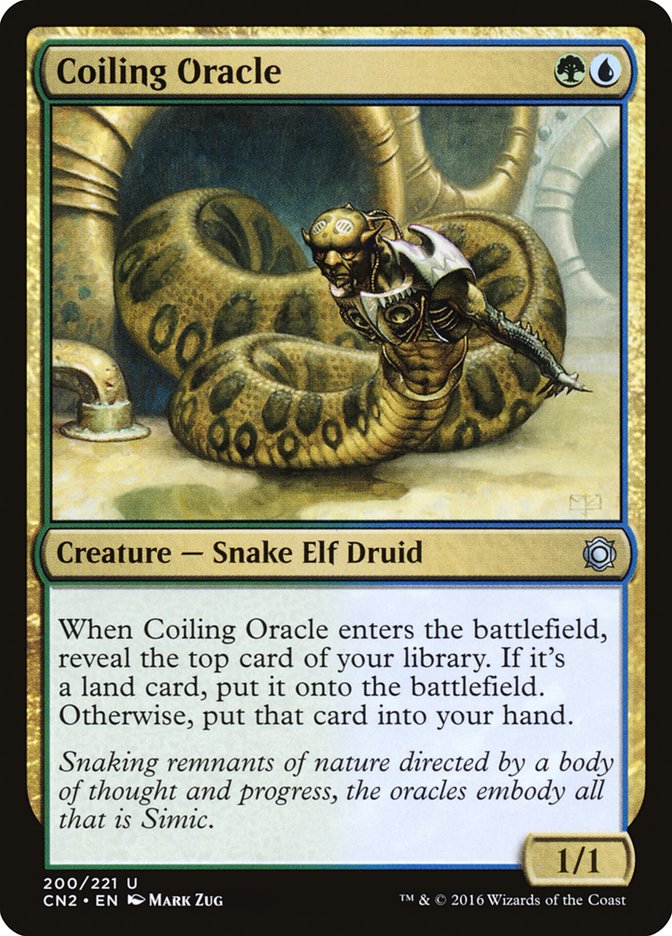 Coiling Oracle [Conspiracy: Take the Crown] Foil