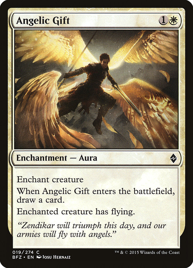 Angelic Gift [Battle for Zendikar] Foil