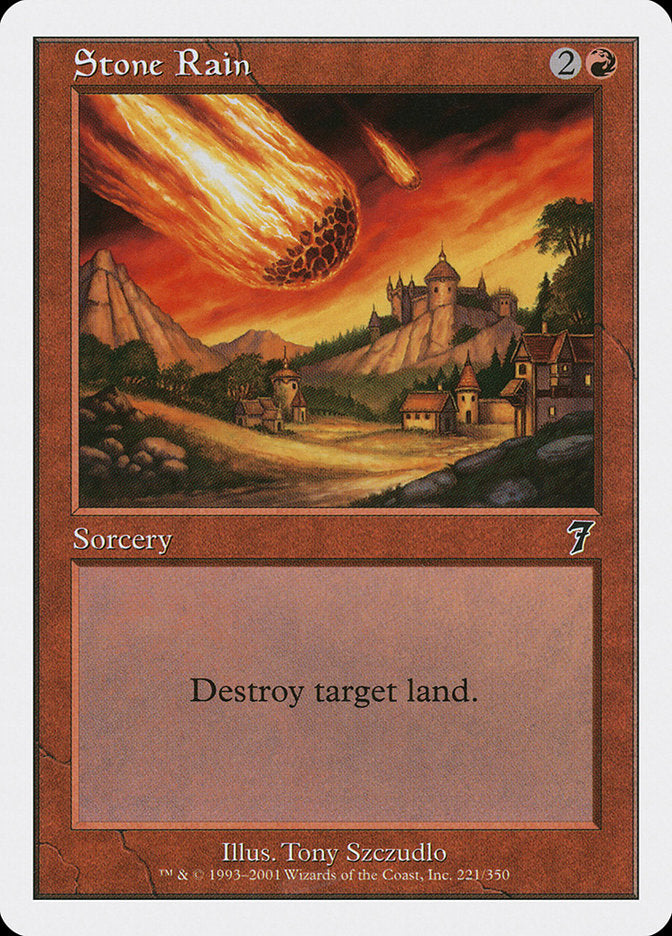 Stone Rain [Seventh Edition] Foil