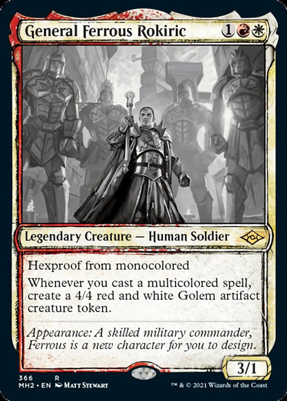 General Ferrous Rokiric (Sketch) [Modern Horizons 2] Foil