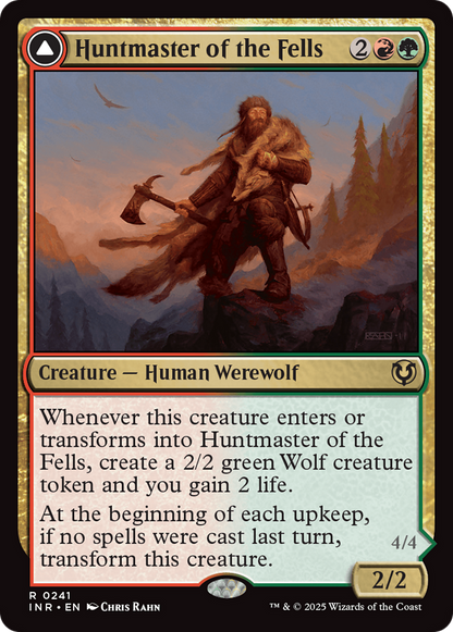Huntmaster of the Fells // Ravager of the Fells [Innistrad Remastered] Foil