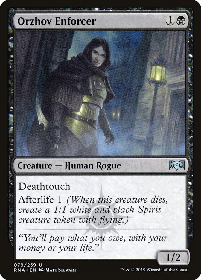 Orzhov Enforcer [Ravnica Allegiance] Foil