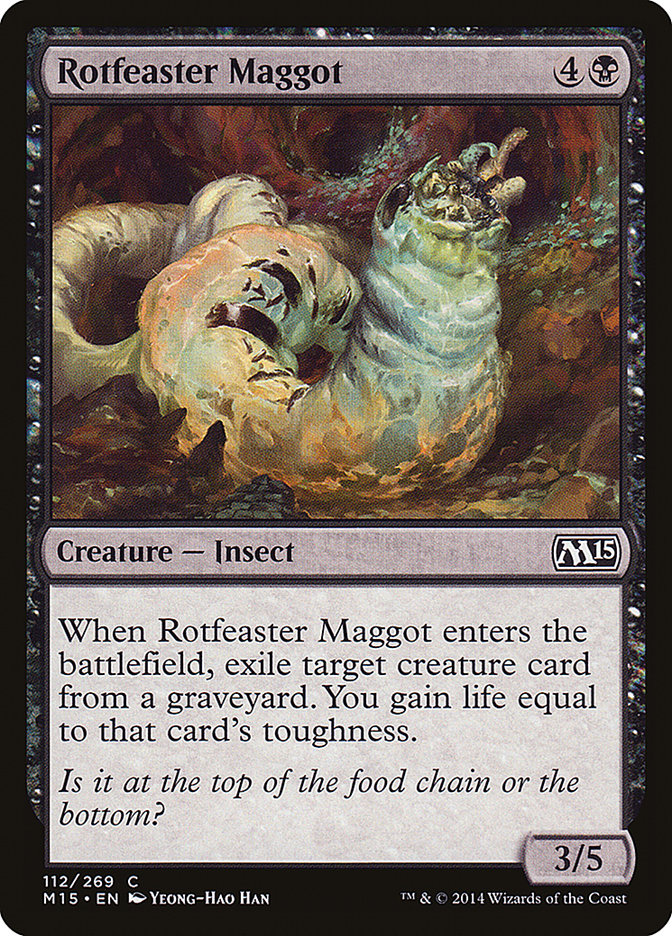 Rotfeaster Maggot [Magic 2015] Foil