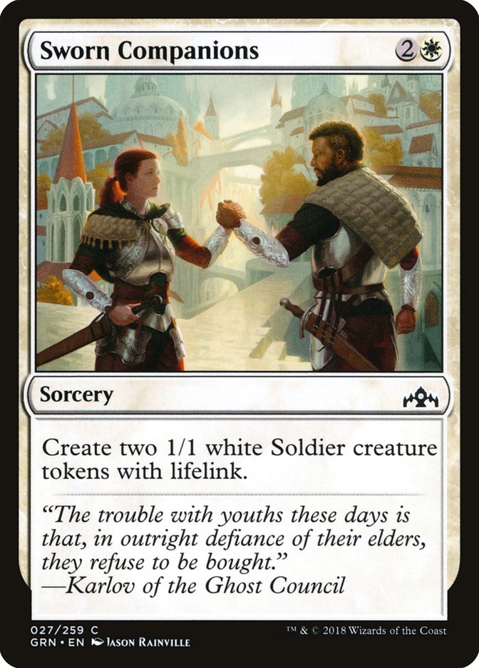 Sworn Companions [Guilds of Ravnica] Foil