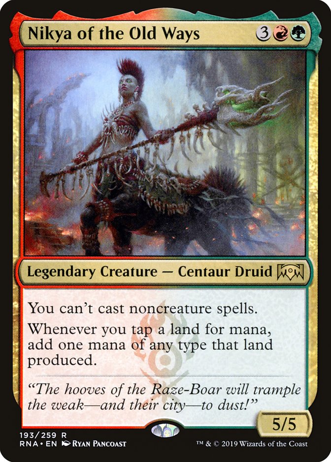 Nikya of the Old Ways [Ravnica Allegiance] Foil